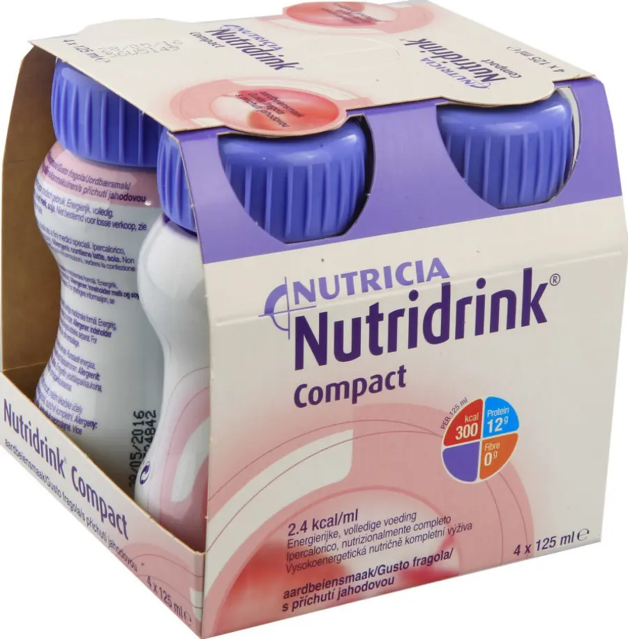4392_NUTRIDRINK COMPACT S PRICHUTI JAHODOVOU POR.SOL. 4 X 125 ML